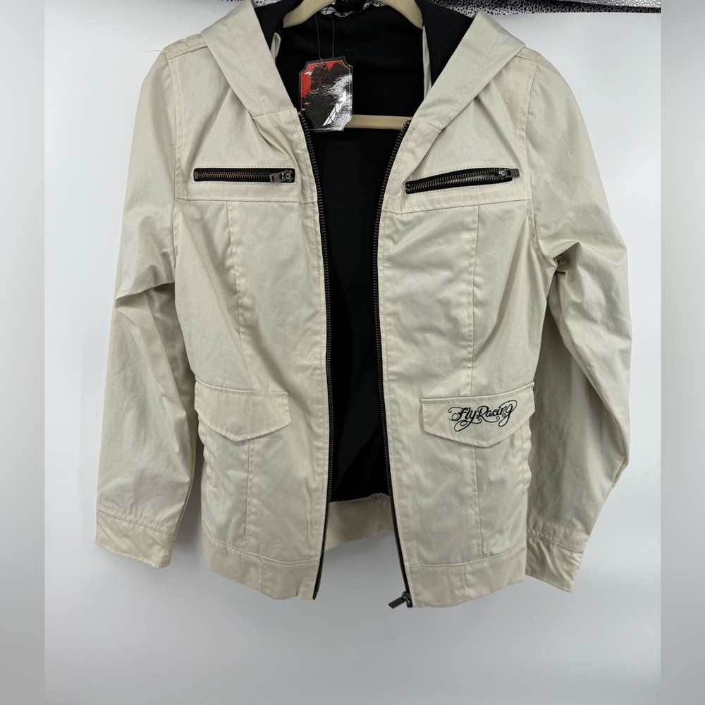 NWT I fly Racing Cotton Jacket size s